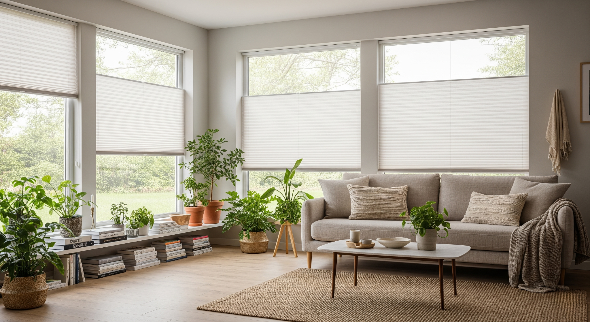 Plisségordijnen Koordvrij