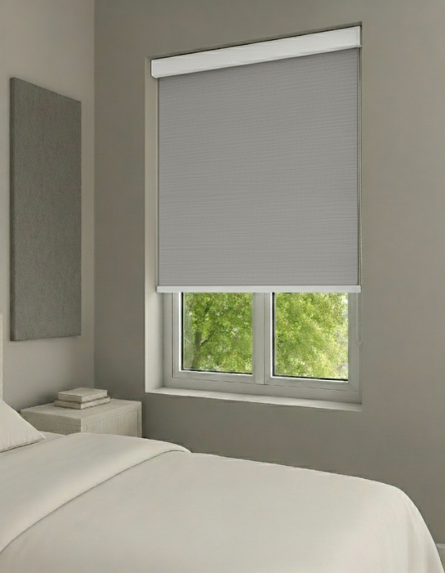 Rolgordijn Verduisterend - Lichtgrijs