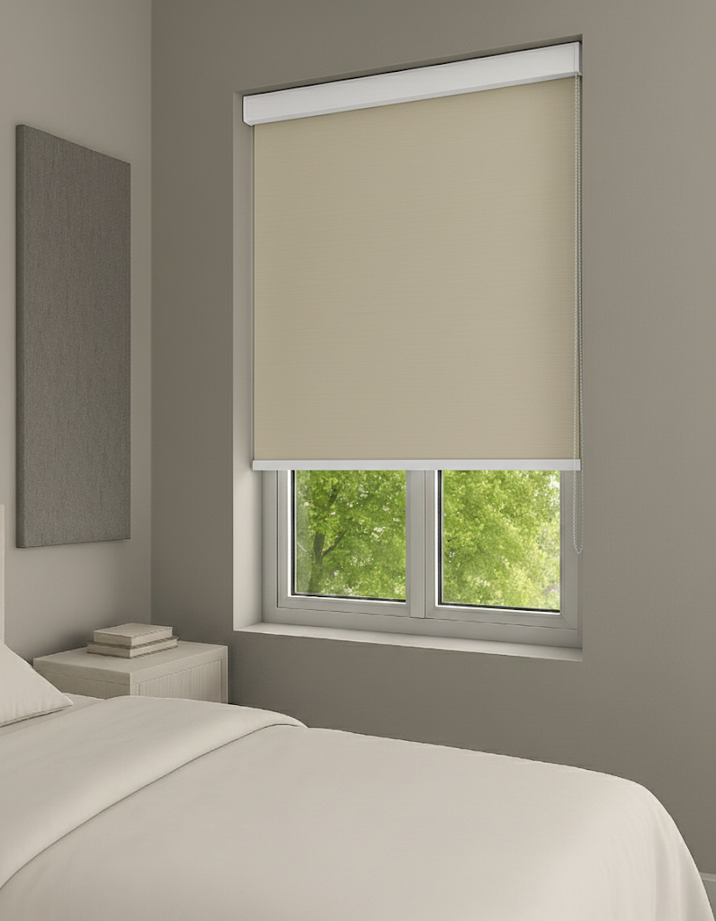 Rolgordijn Verduisterend Cassette - Beige