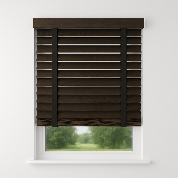 Elektrische Bamboe jaloezie