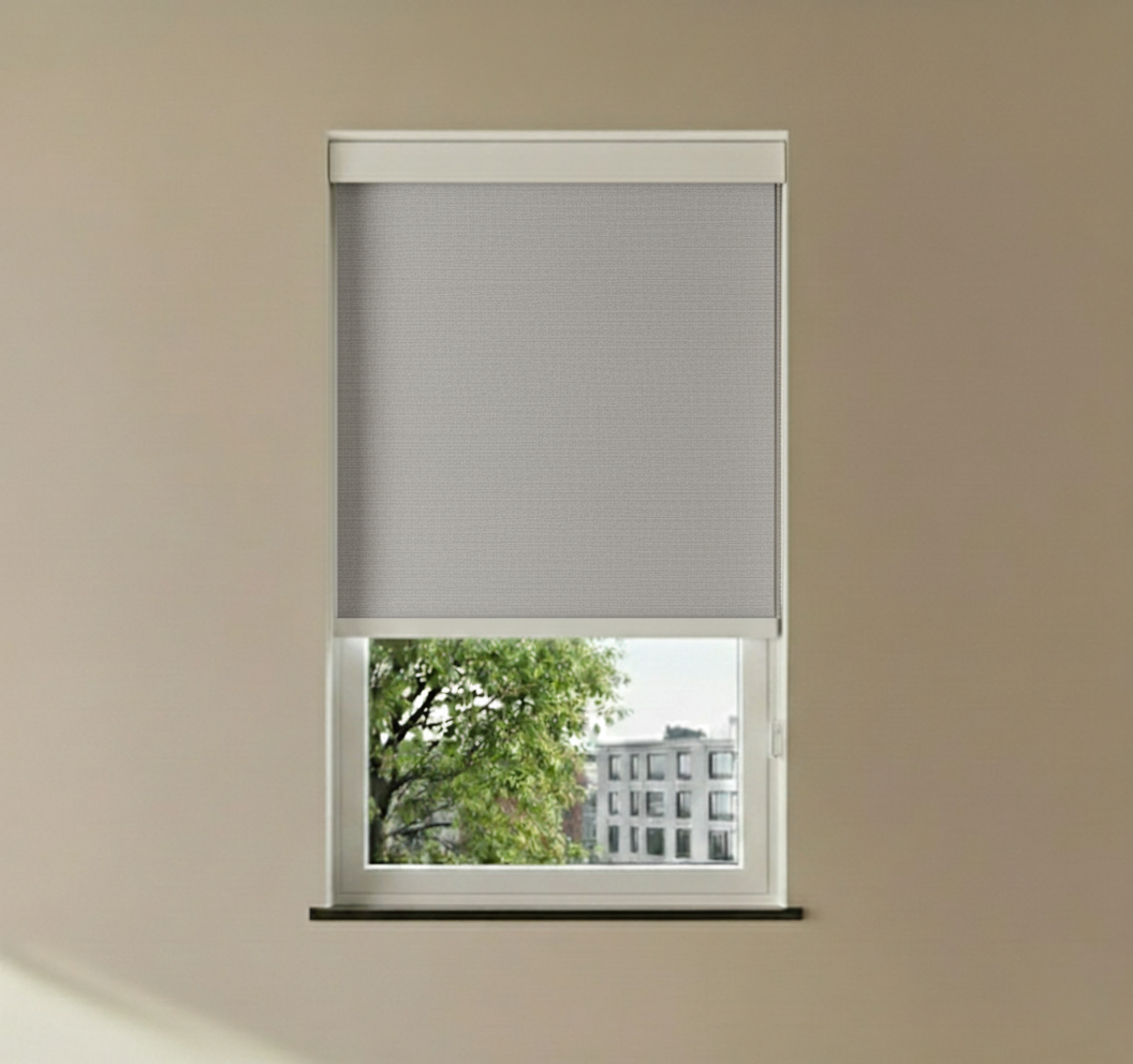 Rolgordijn Verduisterend - Lichtgrijs