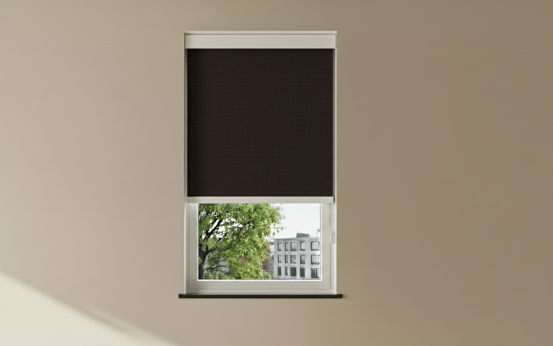 Rolgordijn Verduisterend - Diepbruin