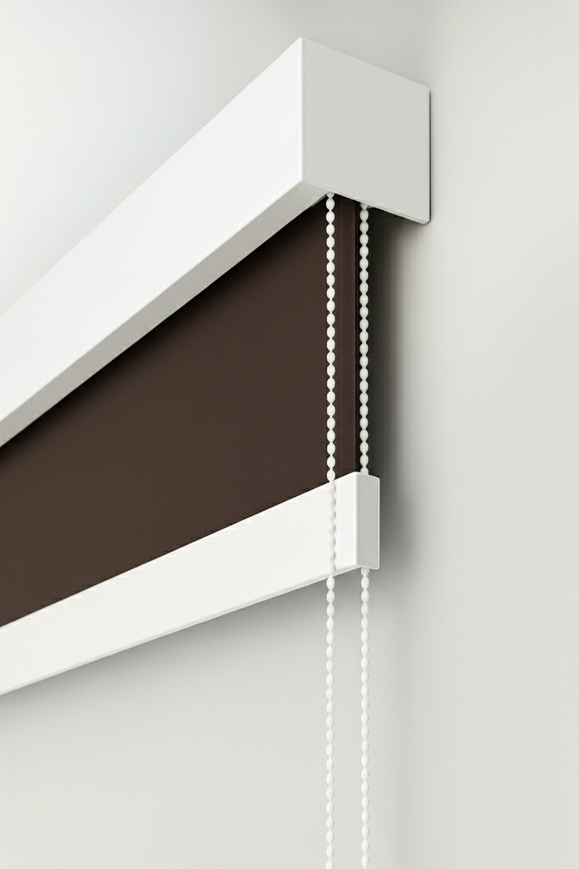 Rolgordijn Verduisterend - Diepbruin