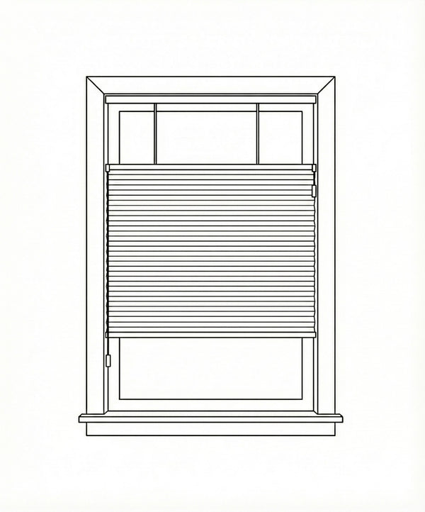 Plisségordijn Koordbediening