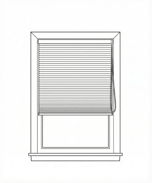 Plisségordijn Kettingbediening