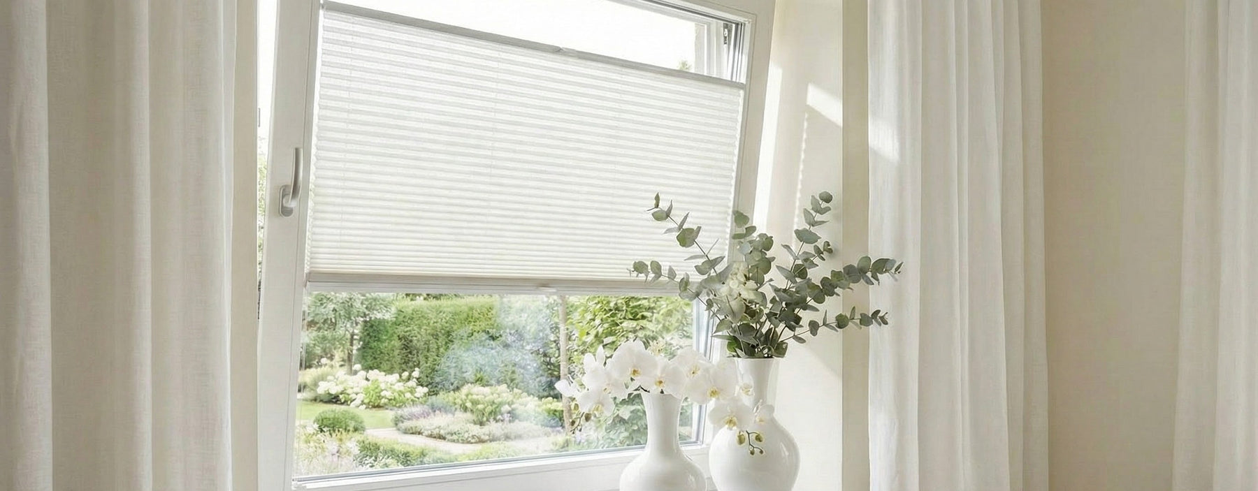 Plisségordijnen Draai-Kiep Raam