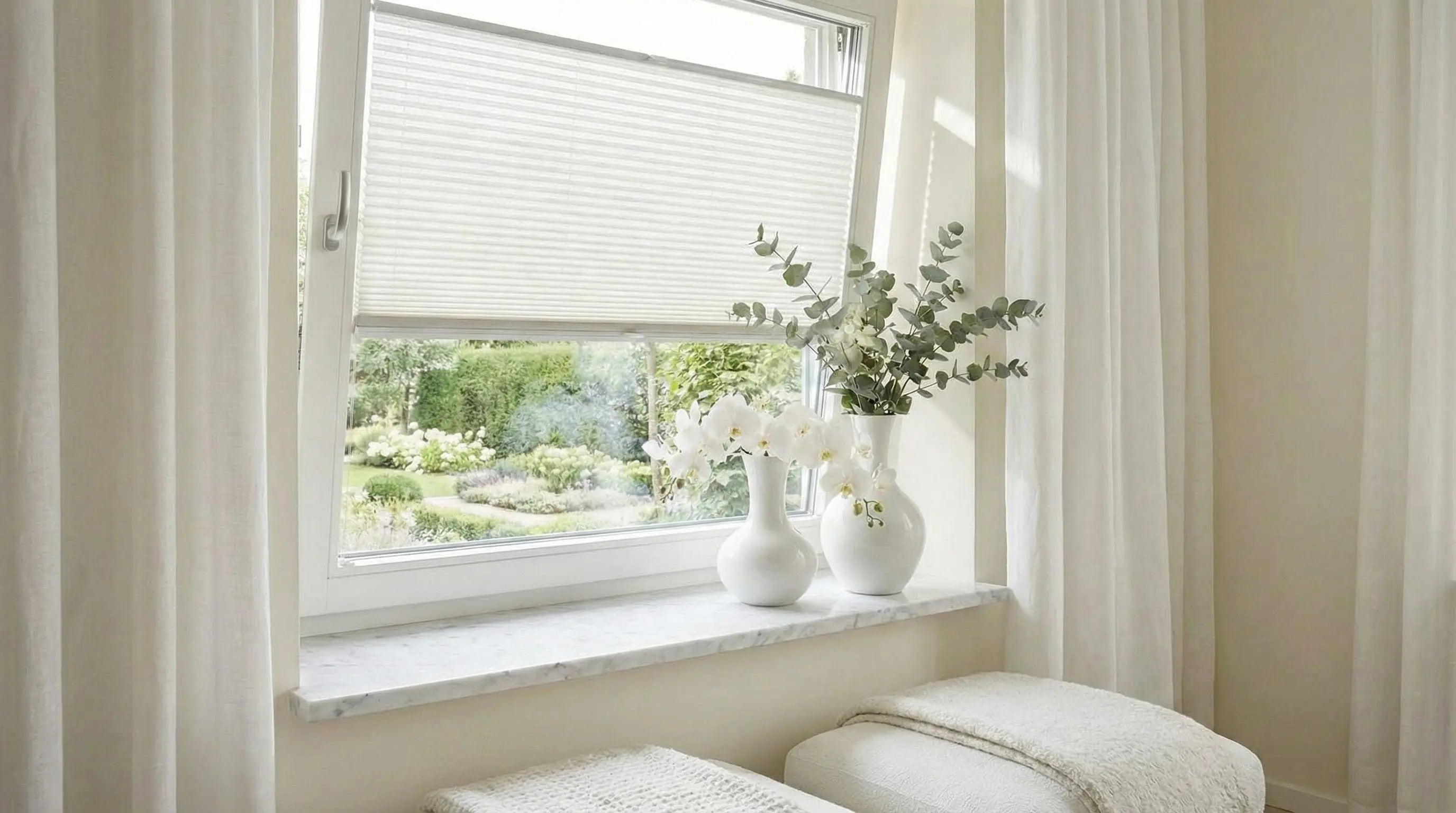 Plisségordijn Ingespannen Voltshades