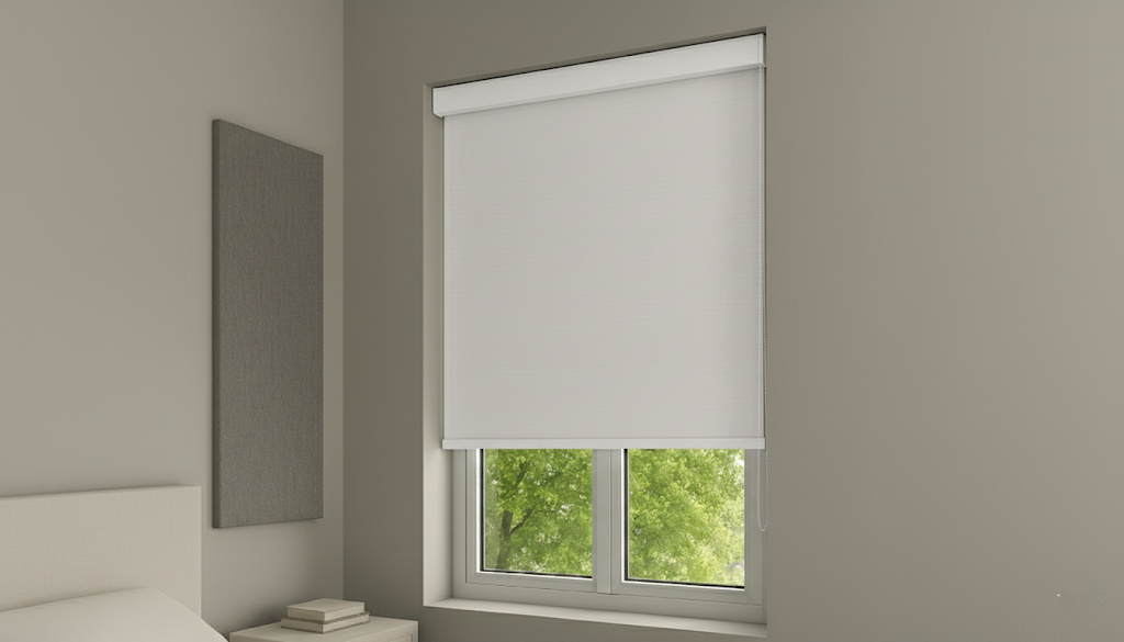 Rolgordijn Verduisterend - Wit