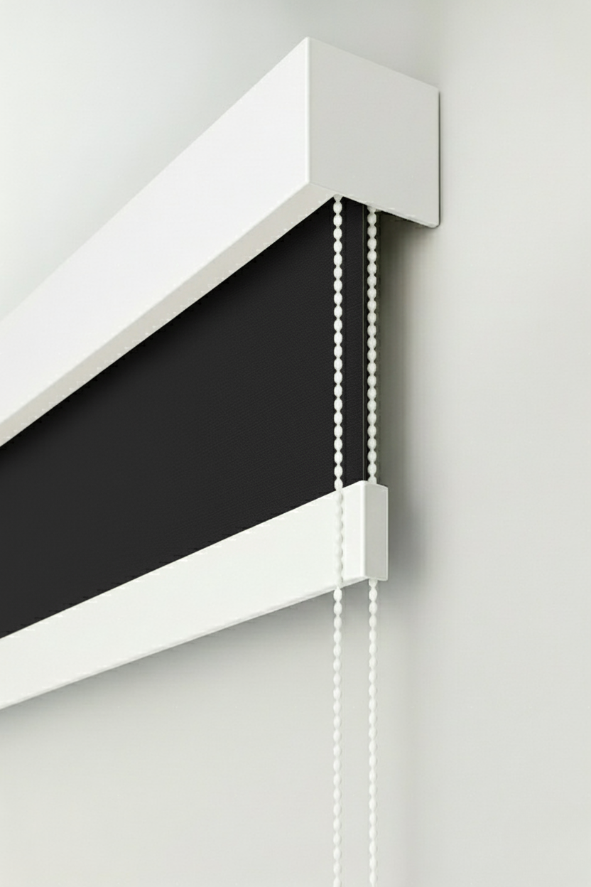 Rolgordijn Verduisterend - Zwart