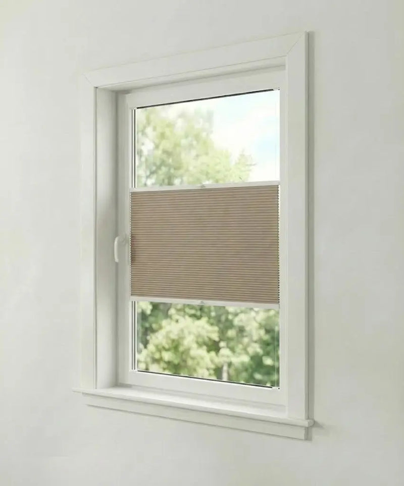 Plisségordijn Ingespannen